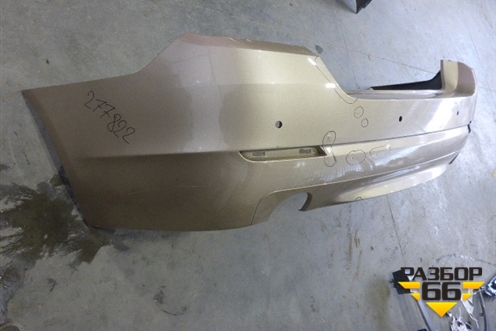 Бампер задний (до 2013г седан под парктроник и две трубы) (15857711) для BMW 5-серия F10/F11 с 2009-2016г