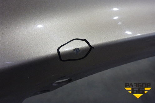 Бампер задний (до 2013г седан под парктроник и две трубы) (15857711) для BMW 5-серия F10/F11 с 2009-2016г