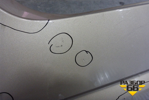 Бампер задний (до 2013г седан под парктроник и две трубы) (15857711) для BMW 5-серия F10/F11 с 2009-2016г