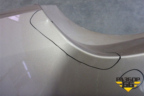 Бампер задний (до 2013г седан под парктроник и две трубы) (15857711) для BMW 5-серия F10/F11 с 2009-2016г