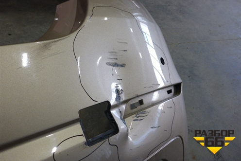 Бампер задний (до 2013г седан под парктроник и две трубы) (15857711) для BMW 5-серия F10/F11 с 2009-2016г