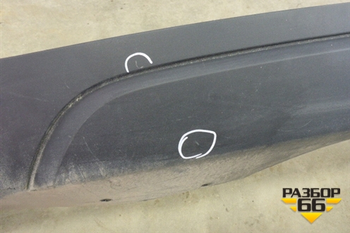 Юбка заднего бампера (51127303141) для BMW X5 F15 с 2013г (Х5 Ф15)