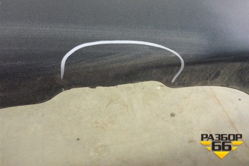 Юбка заднего бампера (51127303141) для BMW X5 F15 с 2013г (Х5 Ф15)