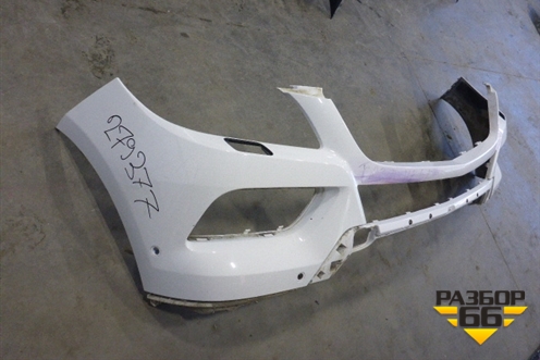 Бампер передний (без юбки под парктроник и омыватели) (A1668800940) для Mercedes Benz ML-Klass W166 c 2011г (МЛ)