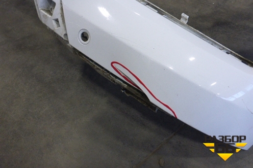 Бампер передний (без юбки под парктроник и омыватели) (A1668800940) для Mercedes Benz ML-Klass W166 c 2011г (МЛ)