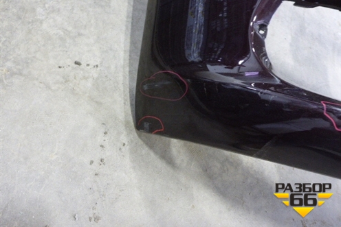 Бампер передний (под парктроник и омыватели) (AW9317C831BB) для Jaguar XJ с 2010г