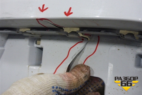 Бампер передний (без юбки после 2014г под омыватели) (8U807437AD) для Audi Q3 с 2011-2018г (Ку 3)