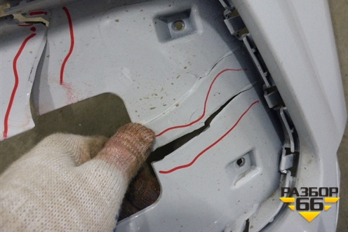 Бампер передний (без юбки после 2014г под омыватели) (8U807437AD) для Audi Q3 с 2011-2018г (Ку 3)