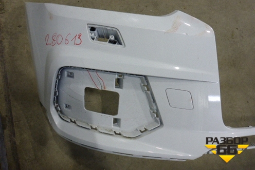 Бампер передний (без юбки после 2014г под омыватели) (8U807437AD) для Audi Q3 с 2011-2018г (Ку 3)