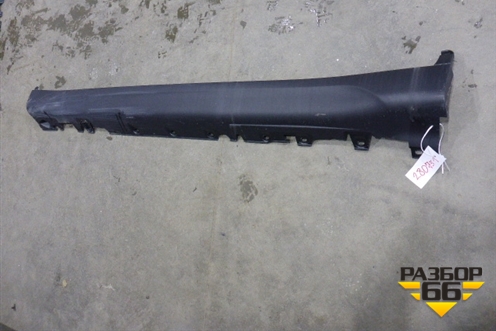 Накладка на порог наружная левая (51777319853) для BMW X5 F15 с 2013г (Х5 Ф15)