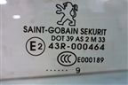 Стекло двери передней правой (3х дверный кузов новое 2009г) (9202L0) для Peugeot 207 с 2006-2015г