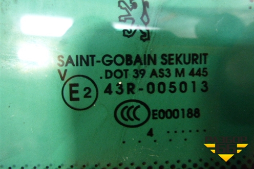 Стекло глухое правое (универсал заднее задняя часть новое 2004г) (8569EL) для Peugeot 407 с 2004г