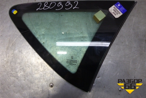 Стекло глухое правое (универсал заднее передняя часть новое 2004г) (8569EG) для Peugeot 407 с 2004г