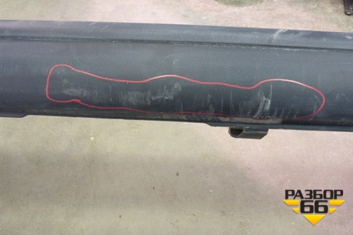 Бампер задний (после 2012г) (7E0807417A) для Volkswagen Transporter T5 с 2003-2015г (Транспортер Т5)