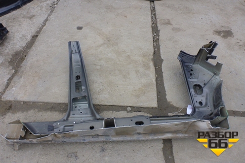 Порог со стойкой левый (с передней стойкой) для Volkswagen Passat (B6) с 2005-2010г (Пассат Б6)