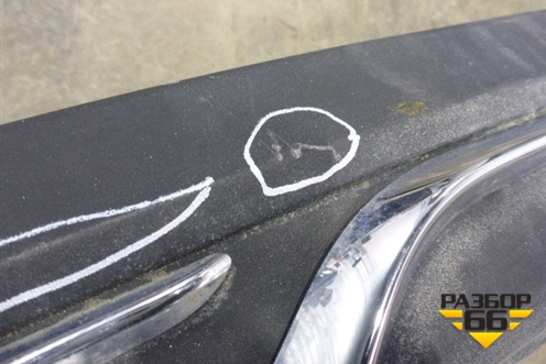 Накладка заднего бампера (под парктроник) (A2058851138) для Mercedes Benz E-Klass C207 (купе) с 2009г (Е Купе)