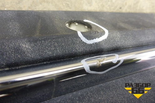 Накладка заднего бампера (под парктроник) (A2058851138) для Mercedes Benz E-Klass C207 (купе) с 2009г (Е Купе)