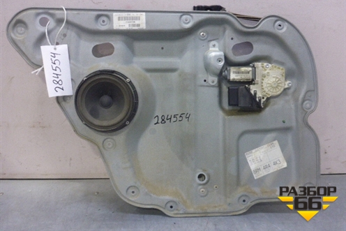 Стеклоподъёмник электрический задний левый (1T0839729K) для Volkswagen Touran с 2003-2010г (Тоуран)