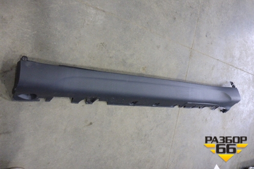 Накладка на порог наружная левая (новая) (51777319853) для BMW X5 F15 с 2013г (Х5 Ф15)