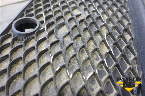 Накладка заднего бампера (AMG) (A1668850753) для Mercedes Benz ML-Klass W166 c 2011г (МЛ)