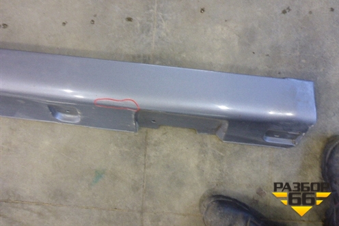 Накладка на порог наружная левая (седан) (12760625) для Cadillac BLS с 2006г (БЛС)