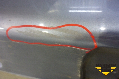 Накладка на порог наружная левая (седан) (12760625) для Cadillac BLS с 2006г (БЛС)