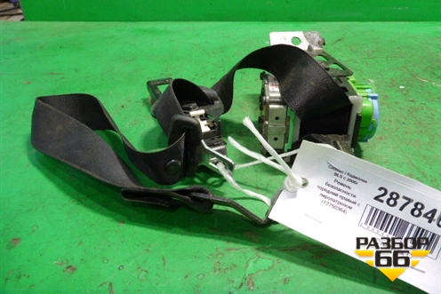 Ремень безопасности передний правый с пиропатроном (12756364) для Cadillac BLS с 2006г (БЛС)