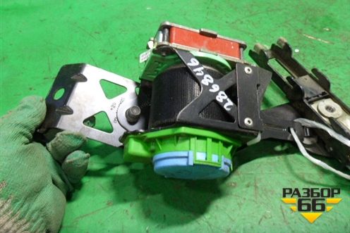 Ремень безопасности передний правый с пиропатроном (12756364) для Cadillac BLS с 2006г (БЛС)