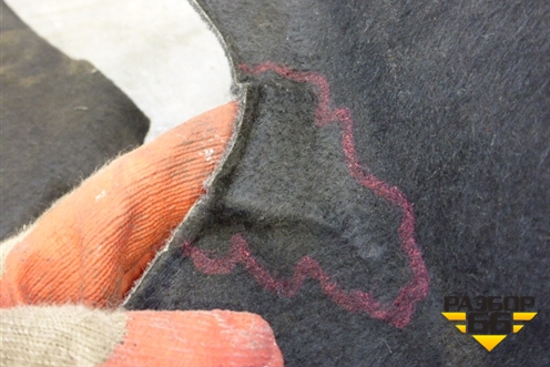 Обшивка багажника правая (задняя часть седан) (12804182) для Cadillac BLS с 2006г (БЛС)