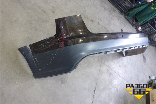 Бампер задний (без юбки под парктроник) для Audi A6 (C7) Allroad Quattro с 2012-2019г (А6)