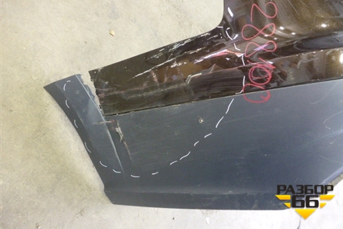 Бампер задний (без юбки под парктроник) для Audi A6 (C7) Allroad Quattro с 2012-2019г (А6)