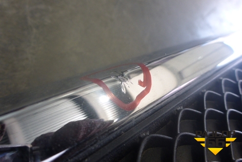 Юбка заднего бампера (AMG) (A1668804340) для Mercedes Benz ML-Klass W166 c 2011г (МЛ)