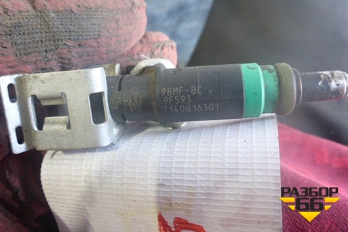 Форсунка инжекторная электрическая (1.6л HXDB) (98MFBC9F593) для Ford Focus 2 с 2005-2008г (Фокус)