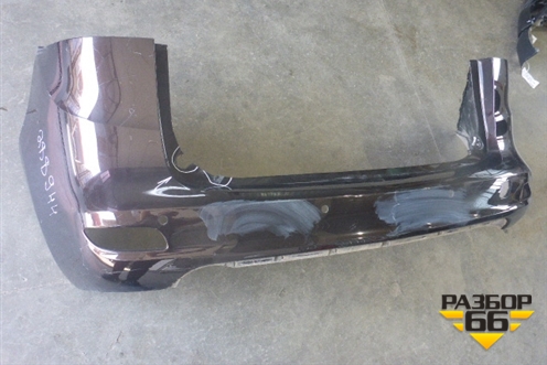 Бампер задний (под парктроник без юбки) для Opel Zafira C с 2012г (Зафира Ц)