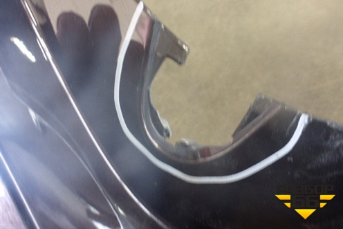 Бампер задний (под парктроник без юбки) для Opel Zafira C с 2012г (Зафира Ц)