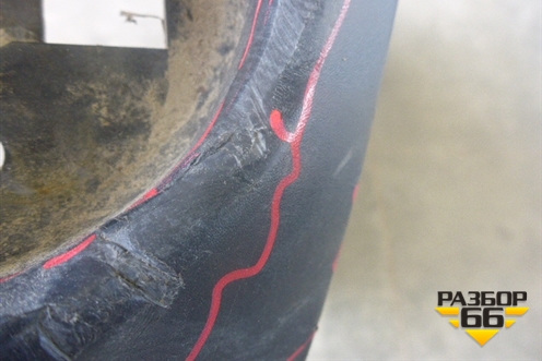 Бампер задний (85022JU14H) для Nissan X-Trail (Т31) с 2007-2014г (Хтраил)