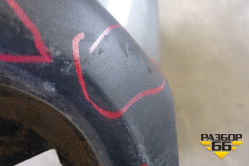 Бампер задний (85022JU14H) для Nissan X-Trail (Т31) с 2007-2014г (Хтраил)