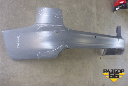 Бампер задний (без юбки под парктроник) для Audi A6 (C6) Allroad Quattro с 2006-2011г (А6)