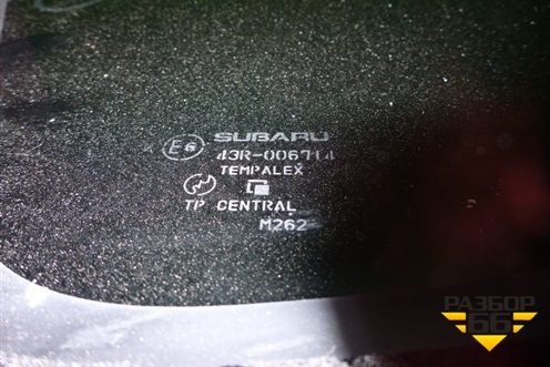 Стекло глухое правое (заднее хэтчбек) (65209FG000) для Subaru Impreza (GH-GE) с 2008-2011г (Импреза)