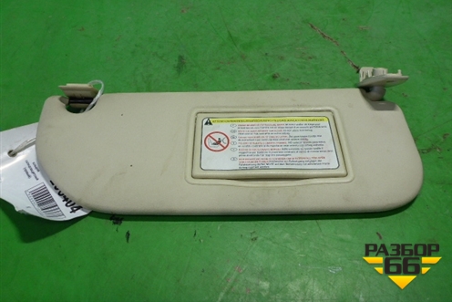 Козырёк солнцезащитный правый для Citroen C4 с 2005-2011г (С4)