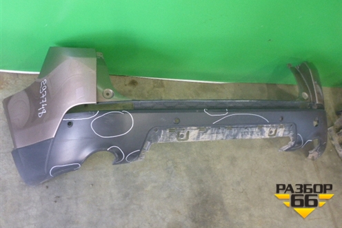 Бампер задний (под парктроник) (FK7217D781A) для Land Rover Discovery Sport с 2014г (Дискавери Спорт)