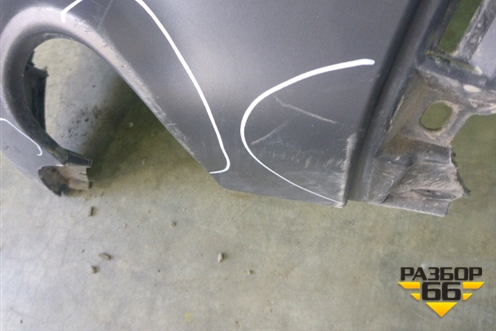 Бампер задний (под парктроник) (FK7217D781A) для Land Rover Discovery Sport с 2014г (Дискавери Спорт)