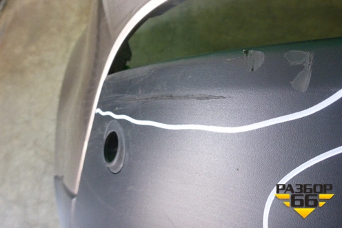 Бампер задний (под парктроник) (FK7217D781A) для Land Rover Discovery Sport с 2014г (Дискавери Спорт)