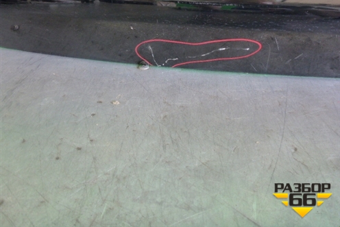 Накладка двери багажника (нижняя) (CJ54S423A40) для Ford Kuga с 2012г (Куга 2)