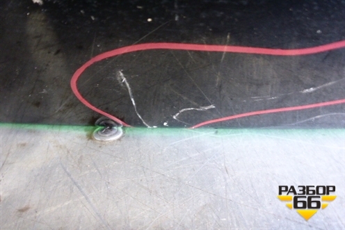 Накладка двери багажника (нижняя) (CJ54S423A40) для Ford Kuga с 2012г (Куга 2)