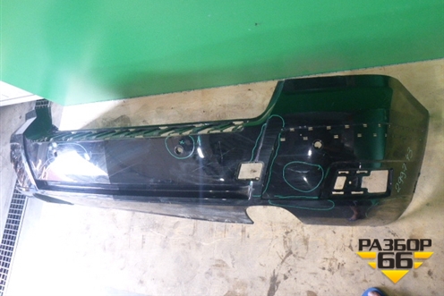 Бампер задний (до 2012г под парктроник) (A2048851525) для Mercedes Benz GLK-Klass X204 с 2008г (ГЛК)