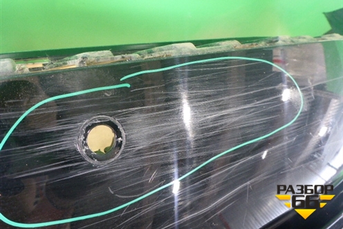 Бампер задний (до 2012г под парктроник) (A2048851525) для Mercedes Benz GLK-Klass X204 с 2008г (ГЛК)