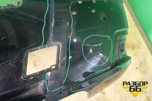 Бампер задний (до 2012г под парктроник) (A2048851525) для Mercedes Benz GLK-Klass X204 с 2008г (ГЛК)