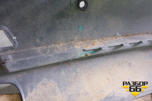 Бампер задний (до 2012г под парктроник) (A2048851525) для Mercedes Benz GLK-Klass X204 с 2008г (ГЛК)