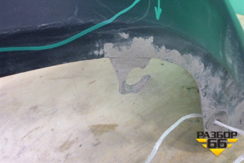 Юбка заднего бампера (до 2014г) (850B21KA1A) для Nissan Juke (F15) с 2010-2019г (Жук)